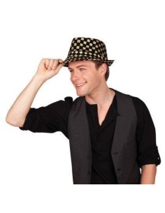 Chapéu de popstar dourado - de alta qualidade, ideal para carnaval, festas temáticas e eventos especiais